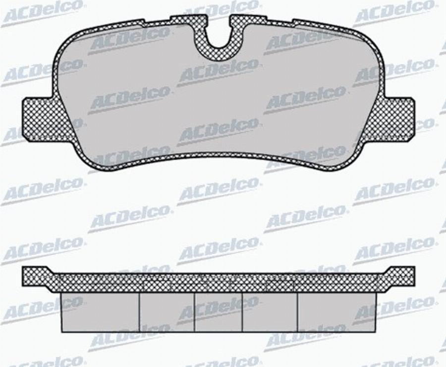 ACDelco AC848481D - Kit pastiglie freno, Freno a disco autozon.pro