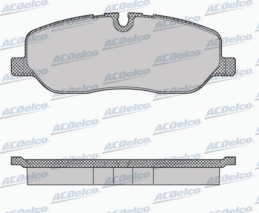 ACDelco AC848381D - Kit pastiglie freno, Freno a disco autozon.pro