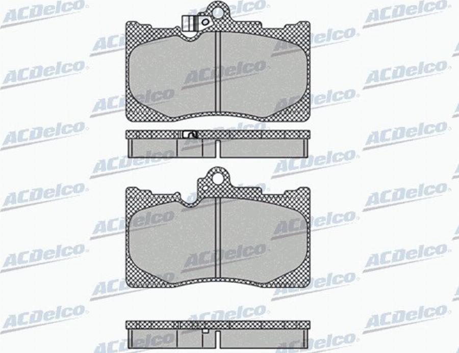 ACDelco AC856881D - Kit pastiglie freno, Freno a disco autozon.pro