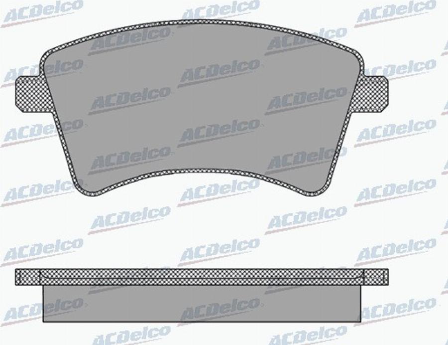 ACDelco AC869481D - Kit pastiglie freno, Freno a disco autozon.pro