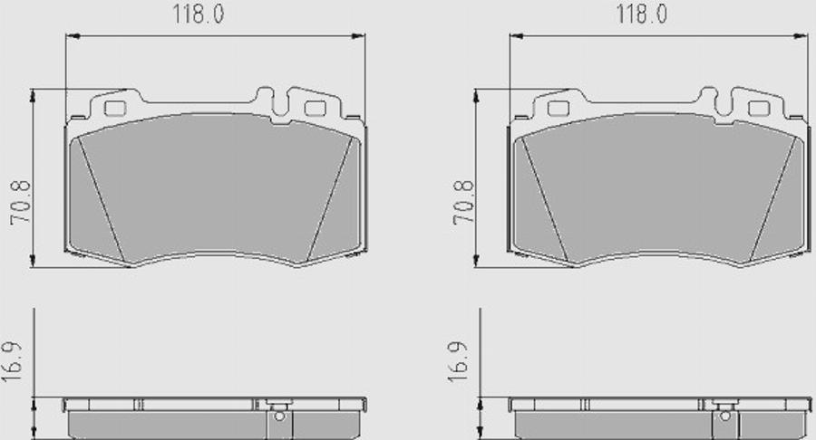 ACDelco AC813881D - Kit pastiglie freno, Freno a disco autozon.pro