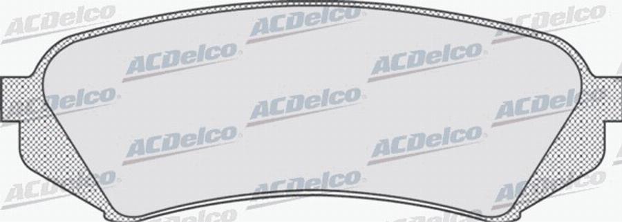 ACDelco AC813781D - Kit pastiglie freno, Freno a disco autozon.pro