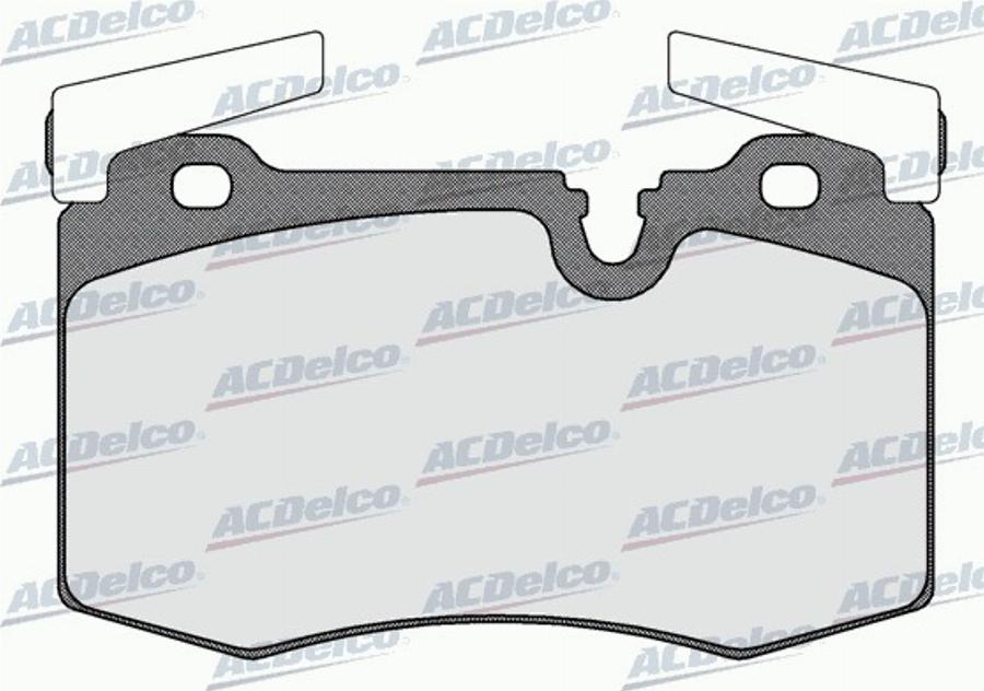 ACDelco AC888083D - Kit pastiglie freno, Freno a disco autozon.pro