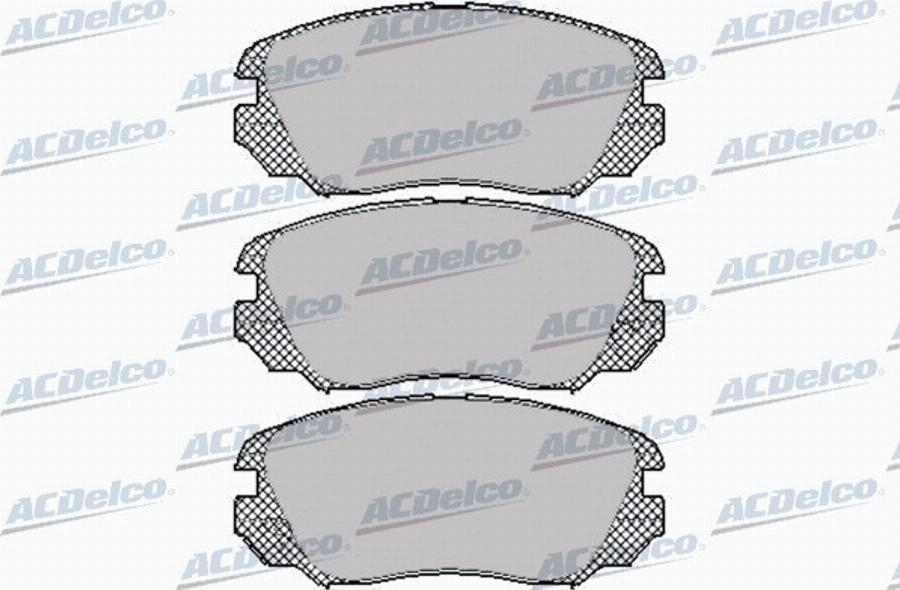 ACDelco AC870181D - Kit pastiglie freno, Freno a disco autozon.pro