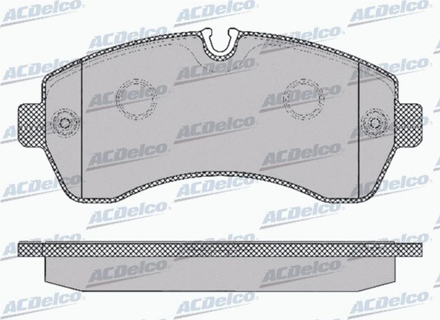 ACDelco AC871181D - Kit pastiglie freno, Freno a disco autozon.pro