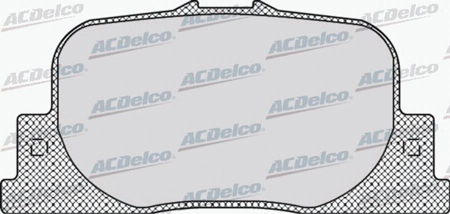 ACDelco AC872381D - Kit pastiglie freno, Freno a disco autozon.pro