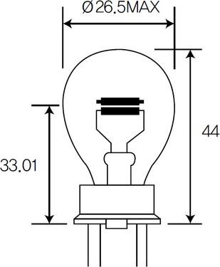 ACDelco AC3157 - Lampadina, Luce stop / Luce posteriore autozon.pro