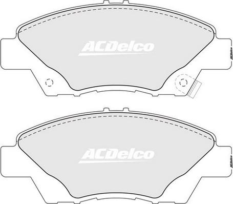 ACDelco ACD1991 - Kit pastiglie freno, Freno a disco autozon.pro