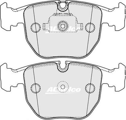 ACDelco ACD1409 - Kit pastiglie freno, Freno a disco autozon.pro