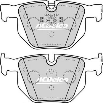 ACDelco ACD1694 - Kit pastiglie freno, Freno a disco autozon.pro