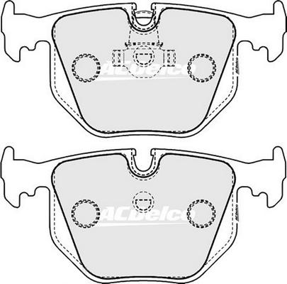 ACDelco ACD1397 - Kit pastiglie freno, Freno a disco autozon.pro