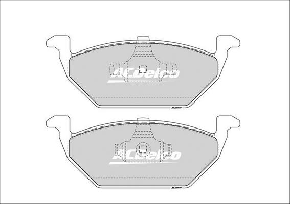 ACDelco ACD1387 - Kit pastiglie freno, Freno a disco autozon.pro