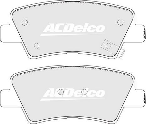 ACDelco ACD2088 - Kit pastiglie freno, Freno a disco autozon.pro