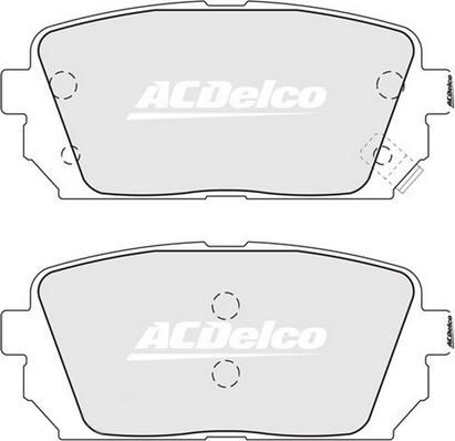 ACDelco ACD2175 - Kit pastiglie freno, Freno a disco autozon.pro