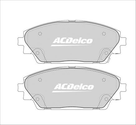 ACDelco ACD2330 - Kit pastiglie freno, Freno a disco autozon.pro