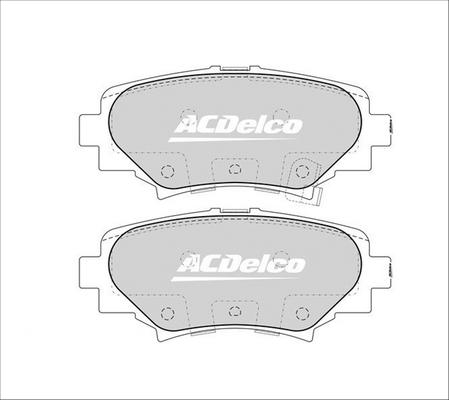 ACDelco ACD2331 - Kit pastiglie freno, Freno a disco autozon.pro