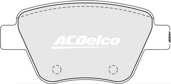 ACDelco ACD2211 - Kit pastiglie freno, Freno a disco autozon.pro