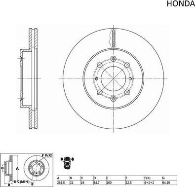 ACDelco ACDR474 - Discofreno autozon.pro