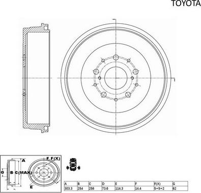 ACDelco ACDR1756 - Tamburo freno autozon.pro