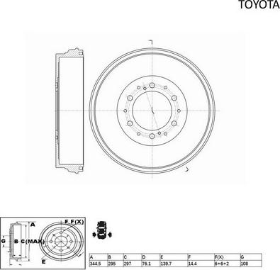 ACDelco ACDR1757 - Tamburo freno autozon.pro