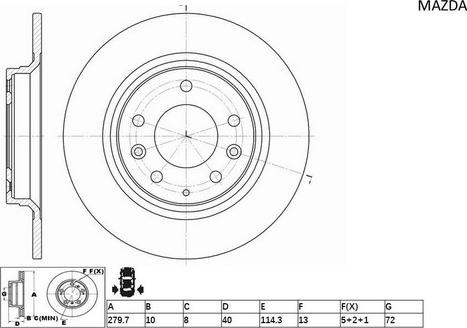 ACDelco ACDR2951 - Discofreno autozon.pro