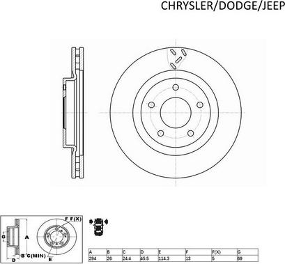 ACDelco ACDR2422 - Discofreno autozon.pro