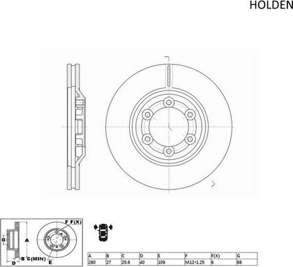 ACDelco ACDR2840 - Discofreno autozon.pro