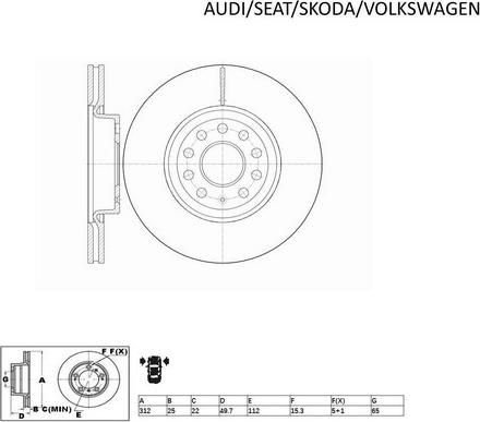 ACDelco ACDR2806 - Discofreno autozon.pro