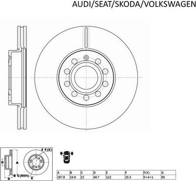 ACDelco ACDR2810 - Discofreno autozon.pro