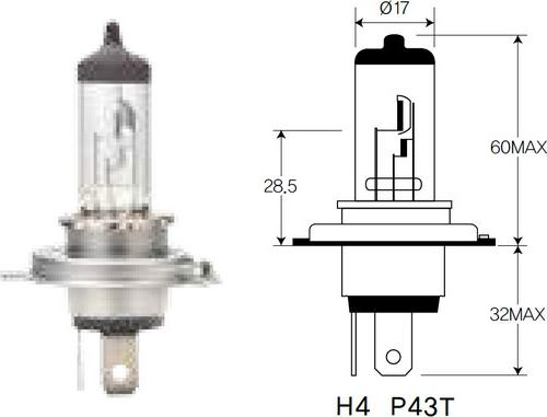 ACDelco ACH4 - Lampadina, Faro principale autozon.pro