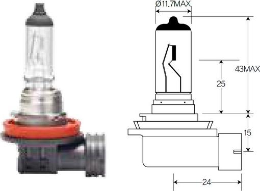 ACDelco ACH8 - Lampadina, Faro principale autozon.pro