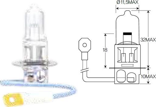 ACDelco ACH3 - Lampadina, Fendinebbia autozon.pro