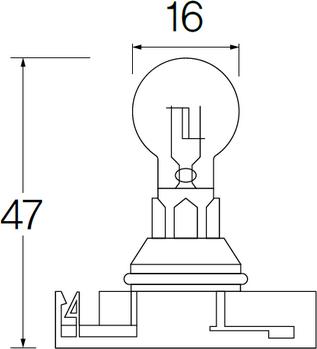 ACDelco ACPSX24W - Lampadina, Fendinebbia autozon.pro