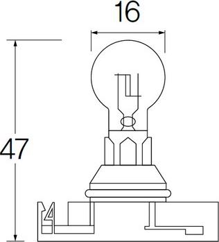 ACDelco ACPSX24W - Lampadina, Fendinebbia autozon.pro