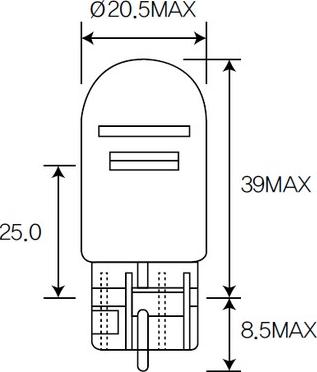 ACDelco ACT20W215 - Lampadina, Luce posteriore di stop autozon.pro