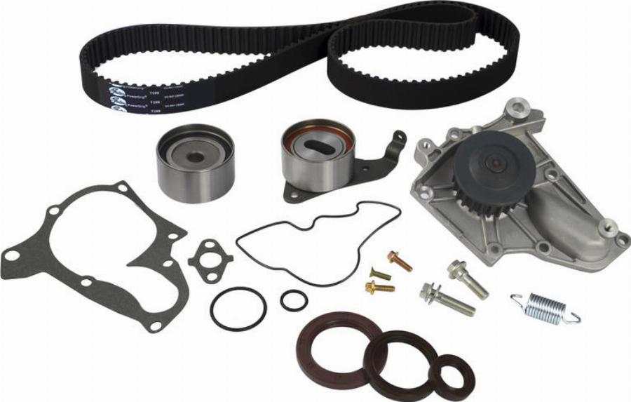 ACDelco ACTCKWP199 - Pompa acqua + Kit cinghie dentate autozon.pro