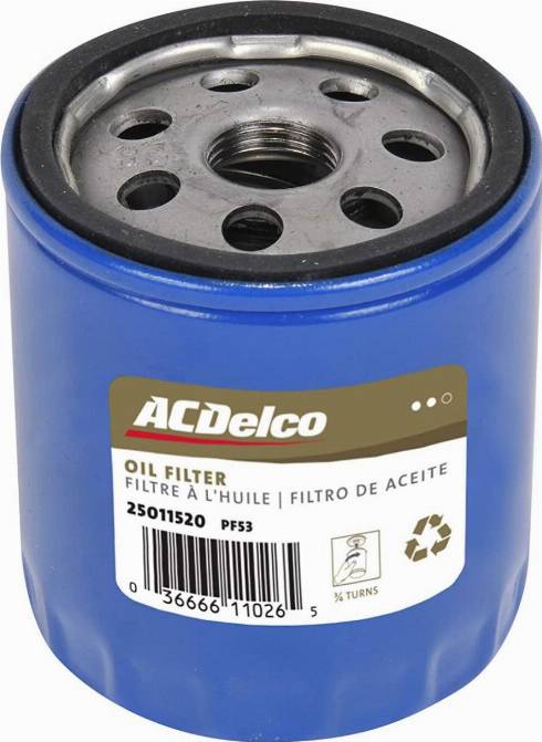 ACDelco PF53 - Filtro olio autozon.pro