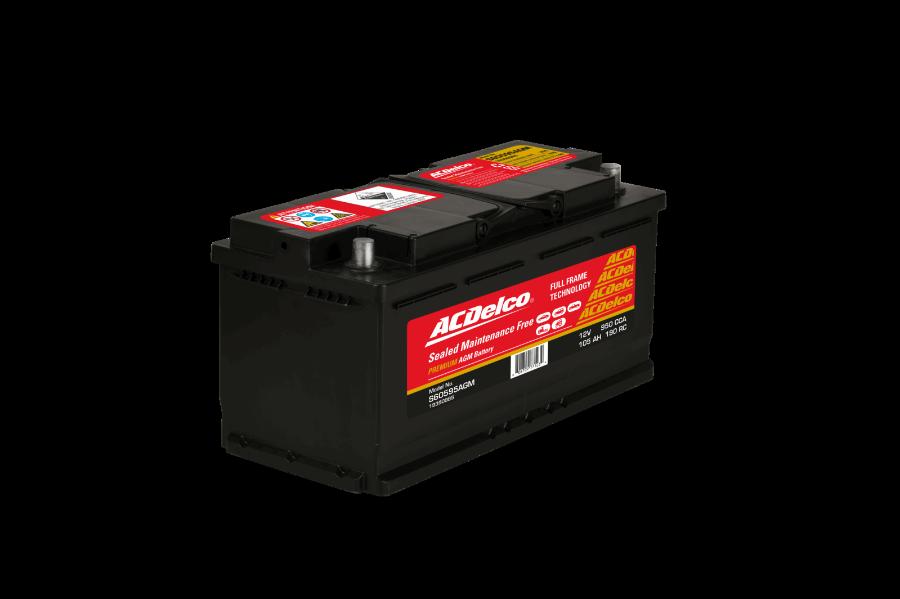 ACDelco S60595AGM - Batteria avviamento autozon.pro