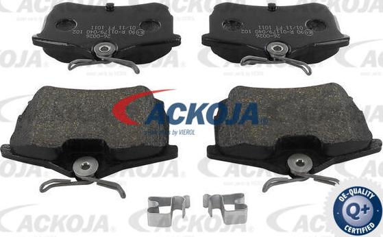 ACKOJAP A26-0026 - Kit pastiglie freno, Freno a disco autozon.pro