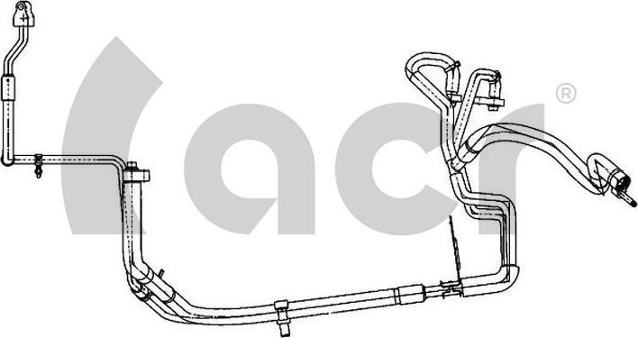 ACR 119555 - Condotto d. bassa / alta pressione, Climatizzatore autozon.pro
