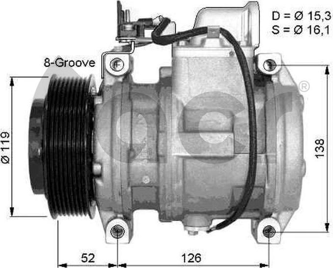 ACR 134426 - Compressore, Climatizzatore autozon.pro