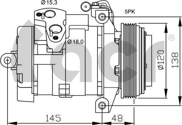 ACR 134511R - Compressore, Climatizzatore autozon.pro