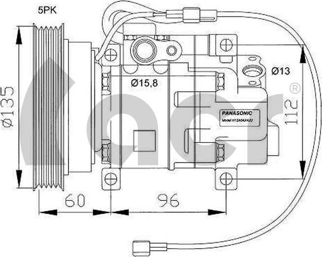 ACR 134609 - Compressore, Climatizzatore autozon.pro