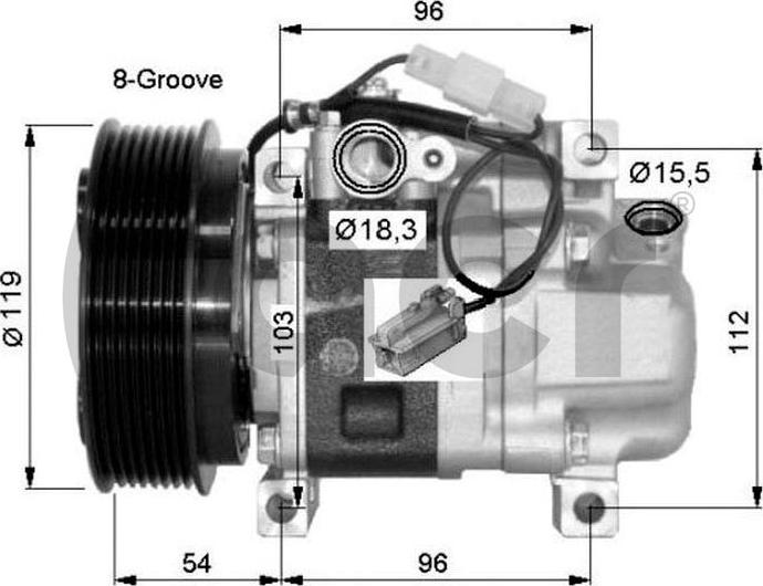 ACR 134616 - Compressore, Climatizzatore autozon.pro