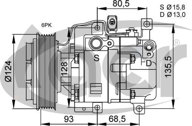 ACR 134630 - Compressore, Climatizzatore autozon.pro