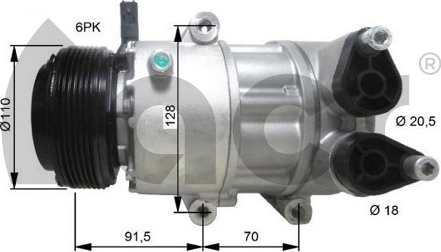 ACR 135144 - Compressore, Climatizzatore autozon.pro