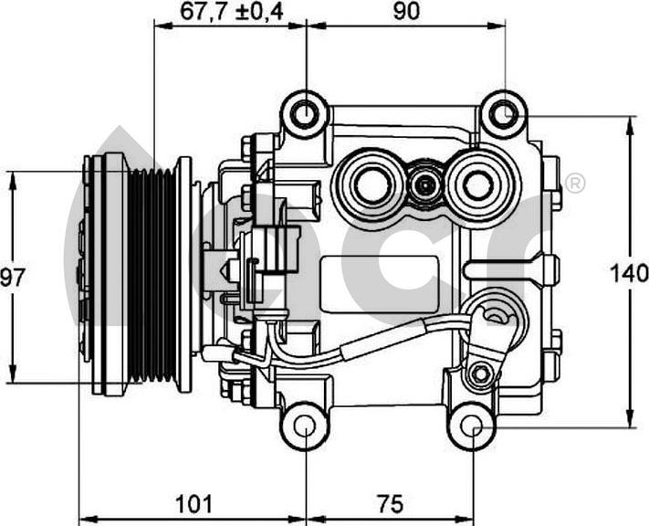 ACR 135106R - Compressore, Climatizzatore autozon.pro