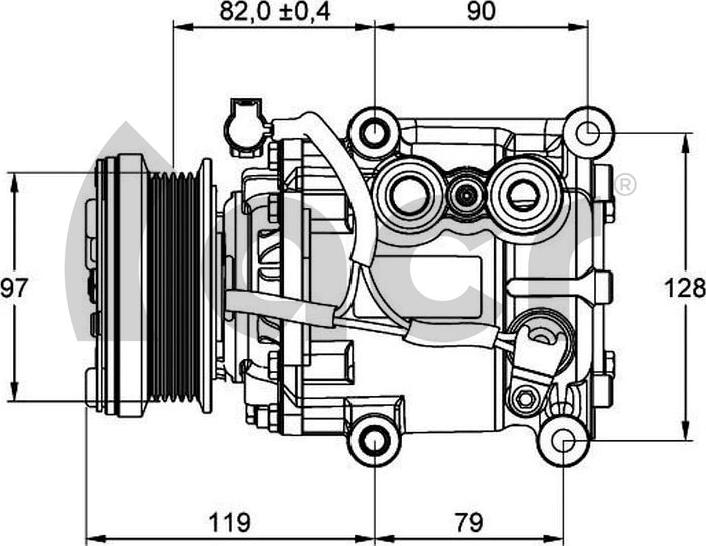 ACR 135103R - Compressore, Climatizzatore autozon.pro