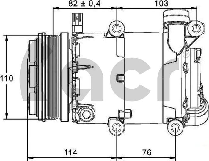 ACR 135135R - Compressore, Climatizzatore autozon.pro