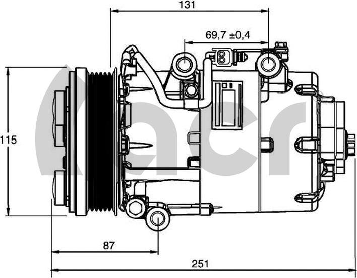 ACR 135137 - Compressore, Climatizzatore autozon.pro